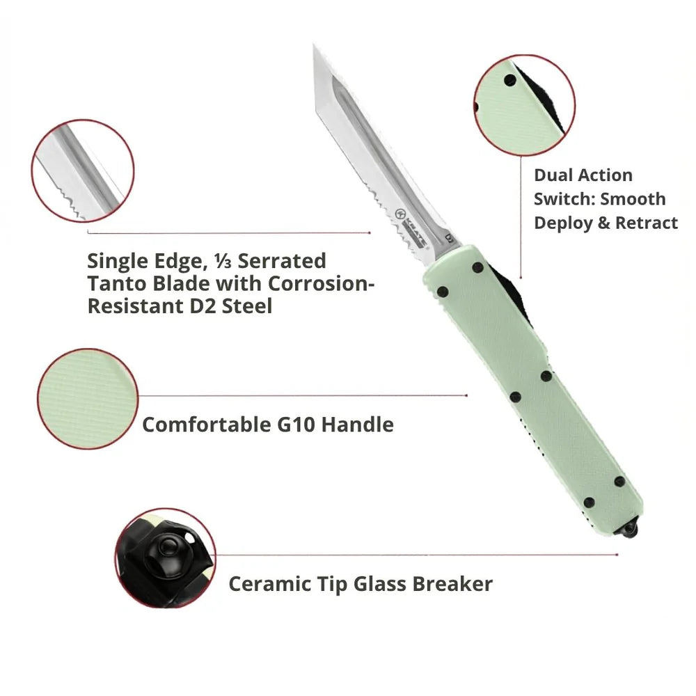 Krate Tactical- Barracuda OTF Knife