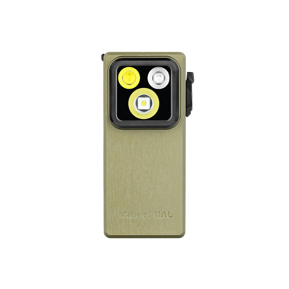 Olight Oclip Ultra Clip-On EDC Light with Flood, Spot, and UV Modes