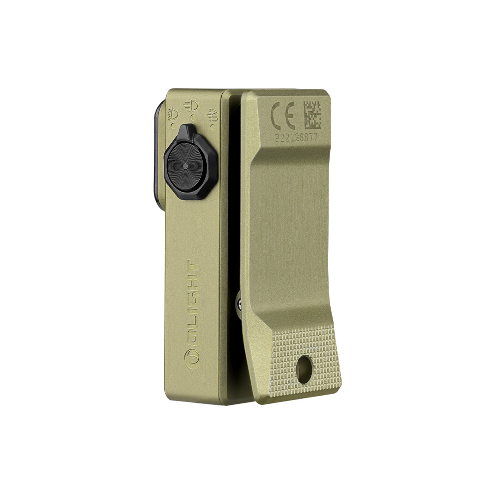 Olight Oclip Ultra Clip-On EDC Light with Flood, Spot, and UV Modes